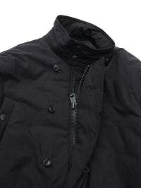 roundabout   Stand Collar Padded Blouson