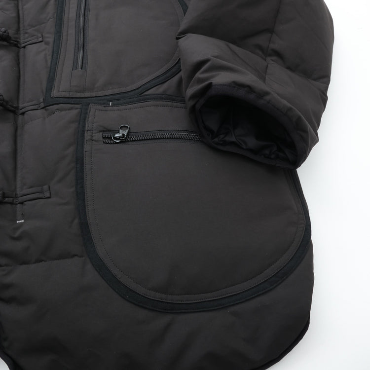 PORTER CLASSIC WEATHER CHINESE DOWN JACKET BLACK