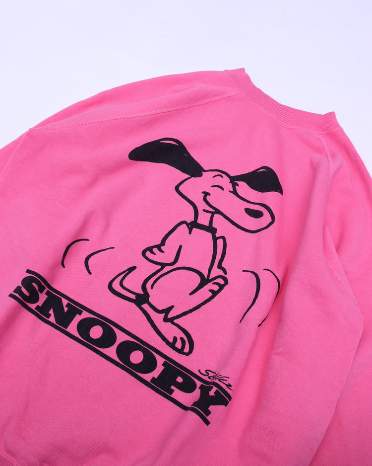 WAREHOUSE & CO.　Lot YP226W-2 PEANUTS SWEAT DANCE PINK
