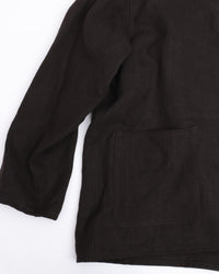YOKO SAKAMOTO MAX HIGH COUNT HEMP WORK SHIRT BROWN YS-26AW-40