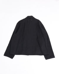 YOKO SAKAMOTO MAX HIGH COUNT HEMP WORK SHIRT SHORT BLACK YS-26AW-41