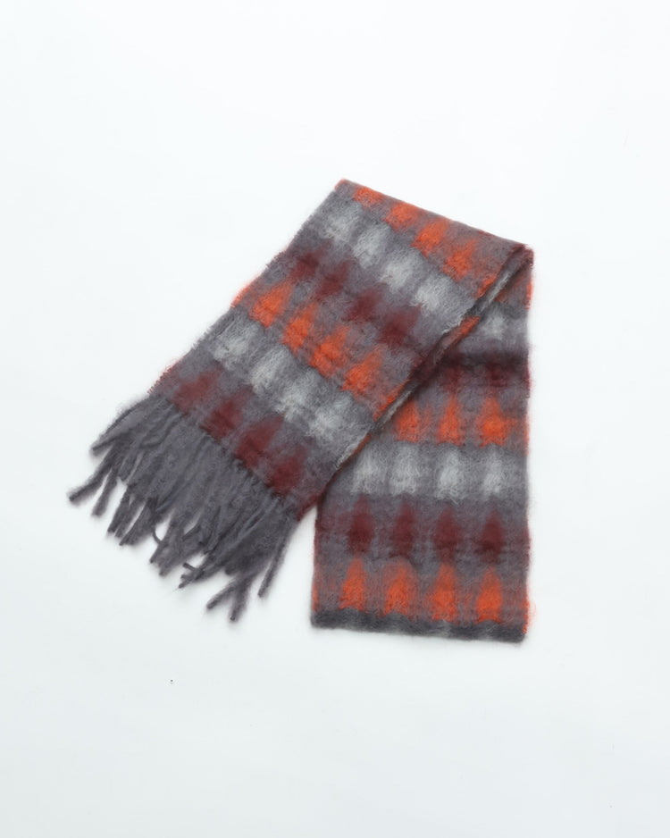 MANTAS EZCARAY MIA Mohair Stole C/#92 MI-79F (Gray)