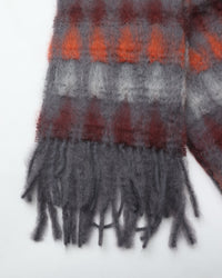 MANTAS EZCARAY MIA Mohair Stole C/#92 MI-79F (Gray)