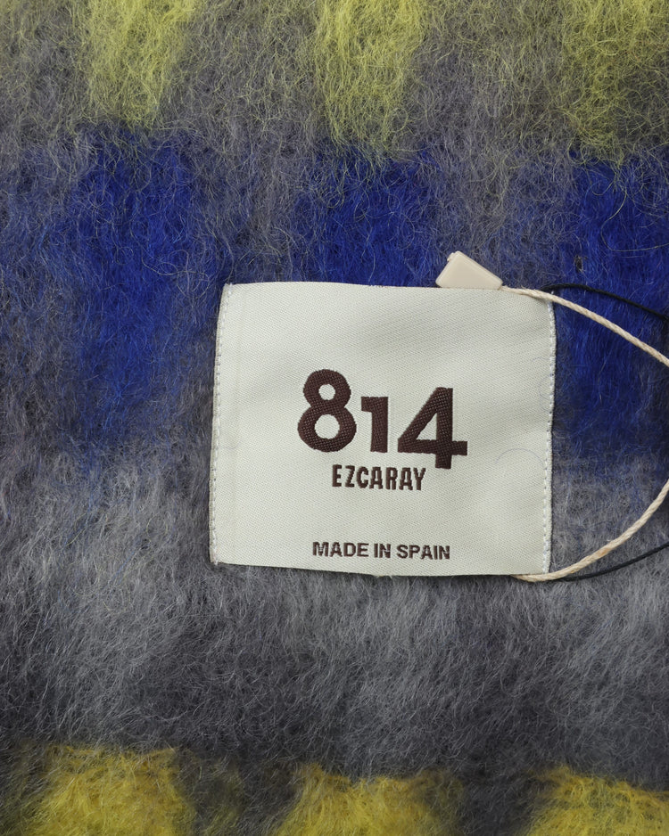 MANTAS EZCARAY MIA Mohair Stole C/#36 MI-78F (Blue)