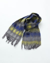 MANTAS EZCARAY  MIA モヘアストール C/#36 MI-78F （ブルー系）