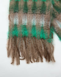 MANTAS EZCARAY  MIA モヘアストール C/#44 MI-56F （グリーン系）