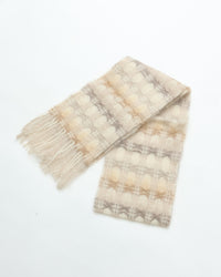MANTAS EZCARAY MIA Mohair Stole C/#81 MI-47F (Beige)