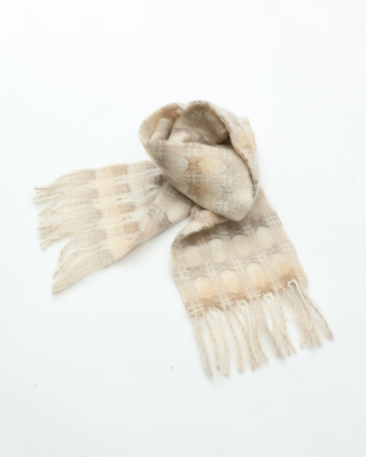 MANTAS EZCARAY MIA Mohair Stole C/#81 MI-47F (Beige)