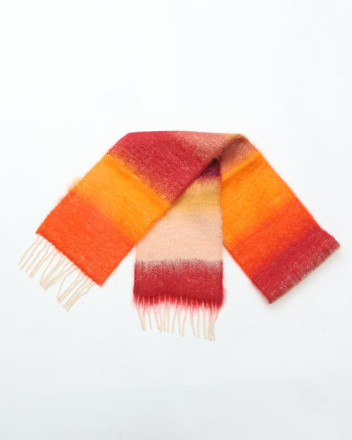 MANTAS EZCARAY MATISSE Mohair Stole C/#74 HM-24 (Orange)