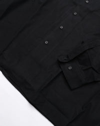 THE DAY BRUSHED COTTON SHIRT BLACK