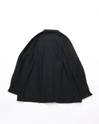 THE DAY BRUSHED COTTON SHIRT BLACK