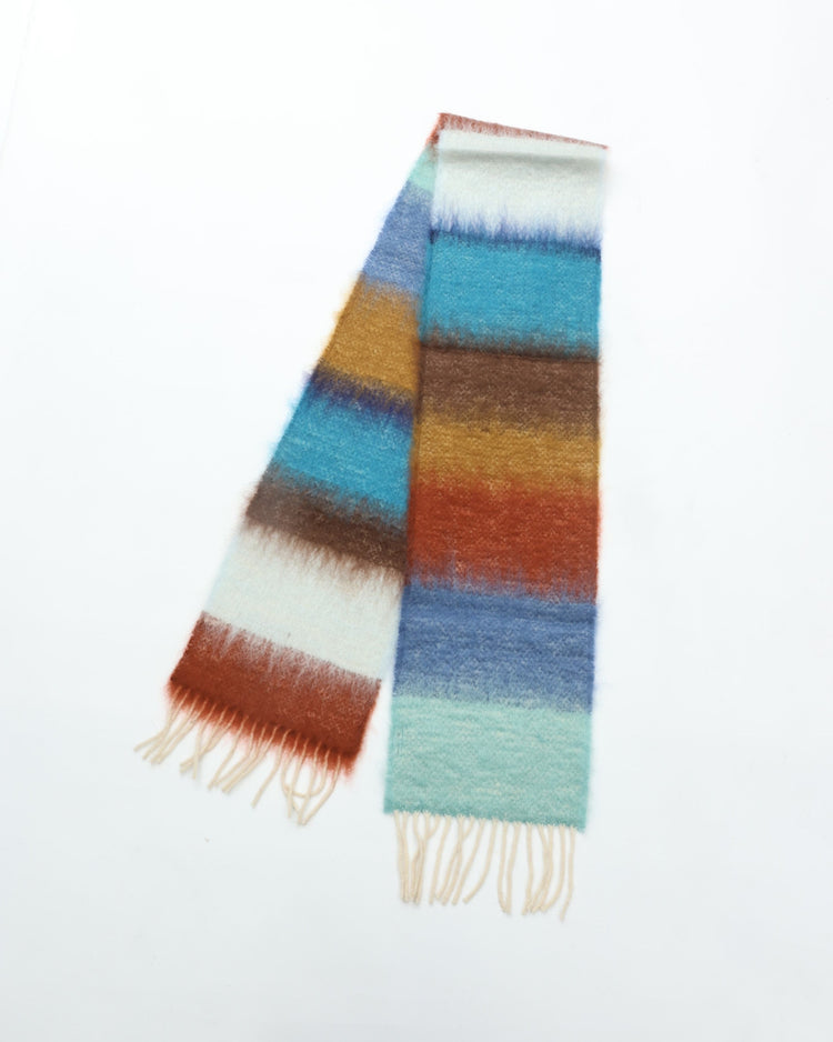 MANTAS EZCARAY MATISSE Mohair Stole C/#34 HM-20 (Brown)