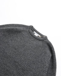 NOROLL  SIMPLE CREW NECK KNIT GREY
