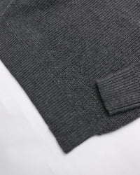 NOROLL  SIMPLE CREW NECK KNIT GREY