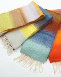MANTAS EZCARAY MATISSE Mohair Stole C/#80 HM-45 (Light Blue)