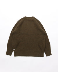 NOROLL  SIMPLE CREW NECK KNIT OLIVE