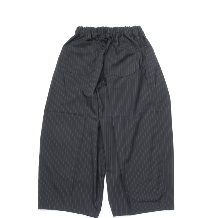 Sillage / circular pants black stripe twill