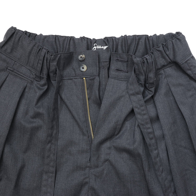 Sillage / hakama pants twill anthracite 