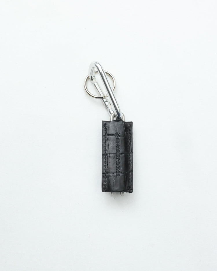 ED ROBERT JUDSON  CLIX spring clip key holder 050 croco grain