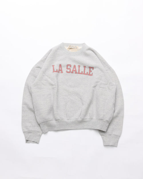 REMI RELIEF SP加工起毛裏毛クルー(LA SALLE) RN31393182 HEATH GREY