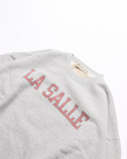REMI RELIEF SP加工起毛裏毛クルー(LA SALLE)  RN31393182 HEATH GREY