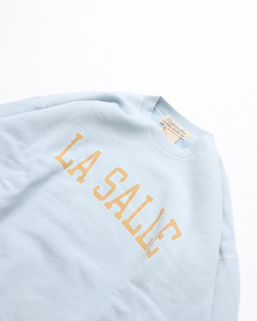 REMI RELIEF SP加工起毛裏毛クルー(LA SALLE)  RN31393182 LT SAX