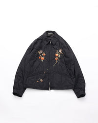 OLD JOE BRAND QUILTED SOUVENIR JACKET ONYX (Pair of Monkey on Persimmon Tree) 262OJ-JK15