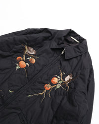 OLD JOE BRAND QUILTED SOUVENIR JACKET ONYX (Pair of Monkey on Persimmon Tree) 262OJ-JK15