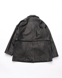 OLD JOE BRAND   PATINA HORSE-HIDE VEHICLE COAT 262OJ-JK22 PATINA BLACK