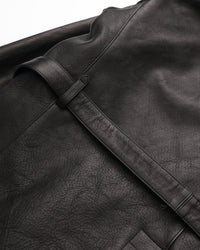 OLD JOE BRAND   PATINA HORSE-HIDE VEHICLE COAT 262OJ-JK22 PATINA BLACK