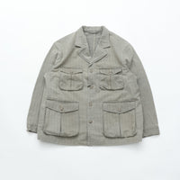 PORTER CLASSIC　FADED STRIPE BINGHAM JACKET