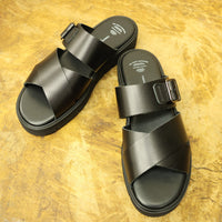 BEAUTIFUL SHOES   CROSS BELT SANDALS (GLOXI MEDIUM SOLE)