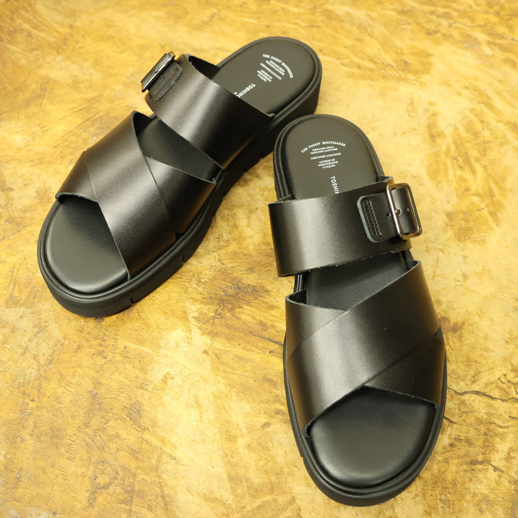 BEAUTIFUL SHOES   CROSS BELT SANDALS (GLOXI MEDIUM SOLE)
