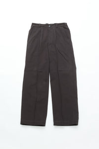 OLD JOE BRAND   FRONT TUCK ARMY TROUSER BLACK