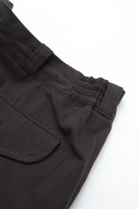 OLD JOE BRAND   FRONT TUCK ARMY TROUSER BLACK