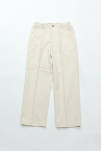 OLD JOE BRAND FRONT TUCK ARMY TROUSER NATURAL