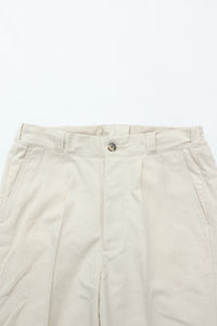 OLD JOE BRAND FRONT TUCK ARMY TROUSER NATURAL