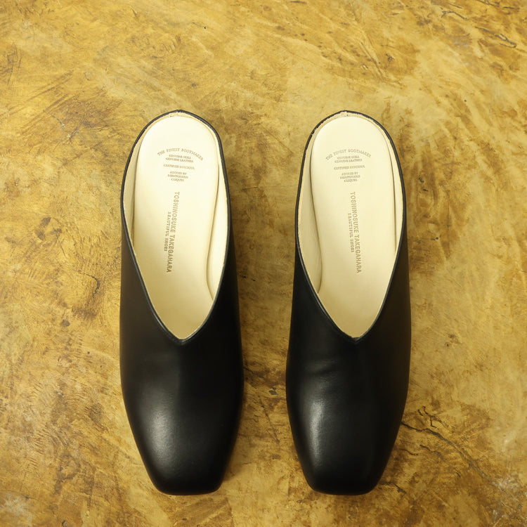 BEAUTIFUL SHOES / SQUARE SHALLOW (LEATHER SOLE)