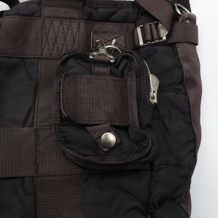 PORTER CLASSIC   SUPER NYLON TOTE BAG BLACK