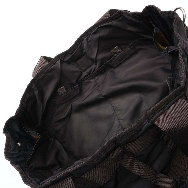 PORTER CLASSIC   SUPER NYLON TOTE BAG BLACK