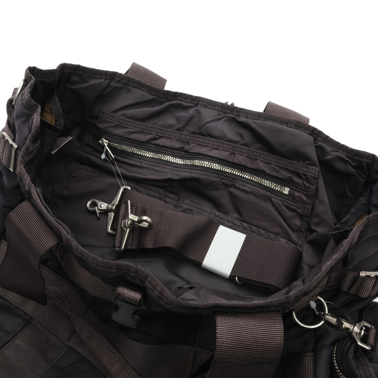 PORTER CLASSIC   SUPER NYLON TOTE BAG BLACK