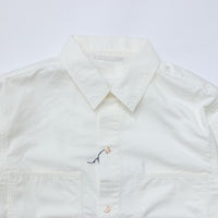 HATSKI / Pullover Work Shirt HTK-24030 WHITE