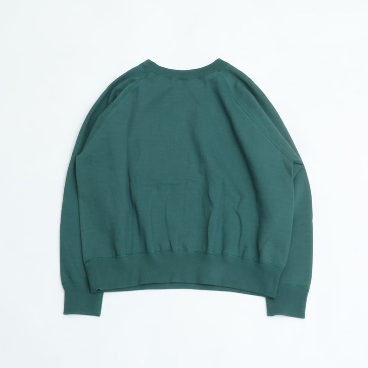 Champion CRSS” RAGLAN SLEEVE SWEATSHIRT TRUE TO ARCHIVES C3-D012 DARK GREEN