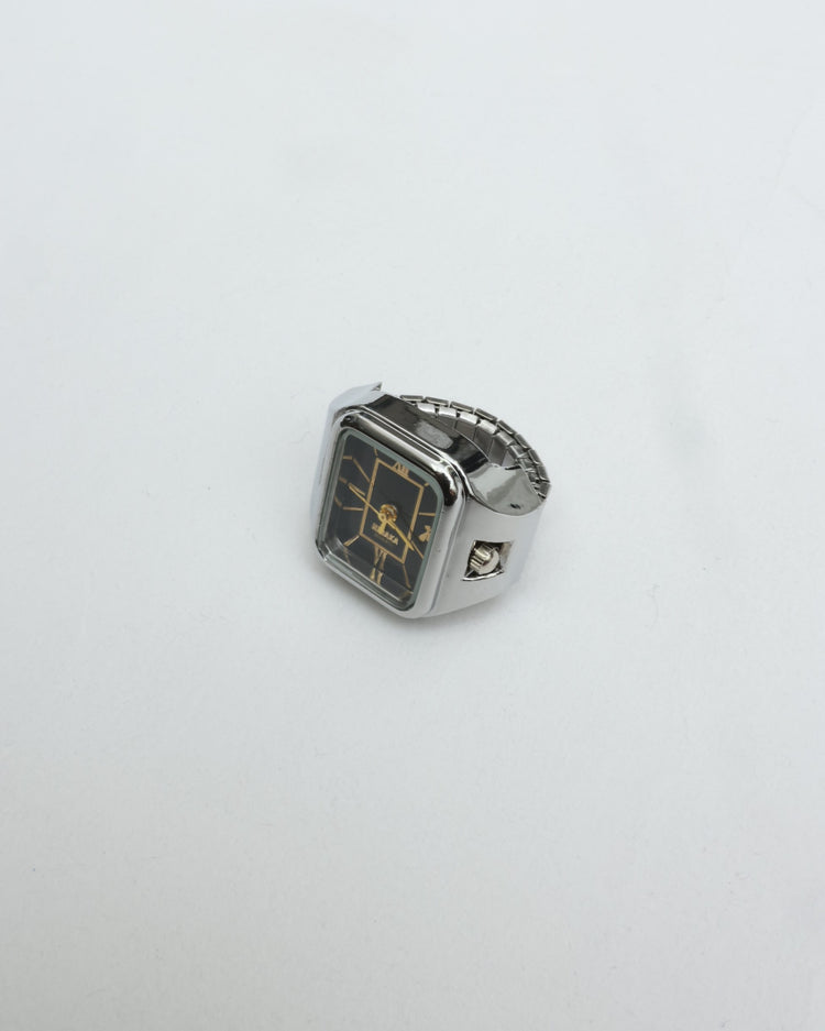 HIDAKA  Legacy Ring Watch SV/BK