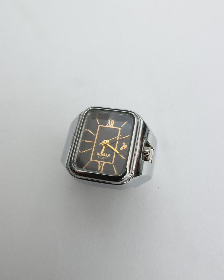 HIDAKA  Legacy Ring Watch SV/BK