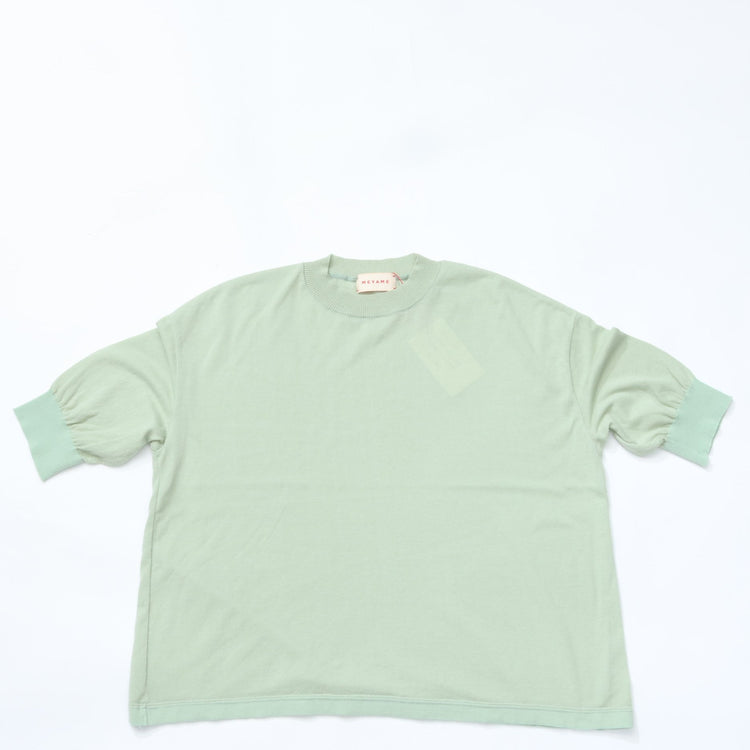 MEYAME / COTTON KNIT TEE GREEN