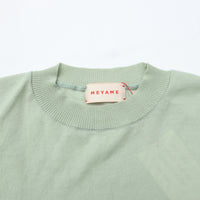 MEYAME / COTTON KNIT TEE GREEN