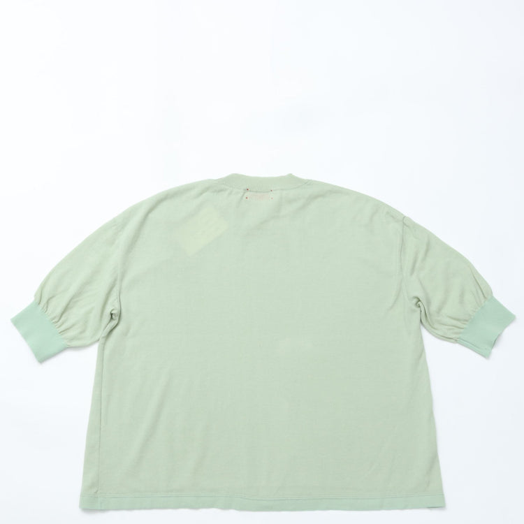 MEYAME / COTTON KNIT TEE GREEN