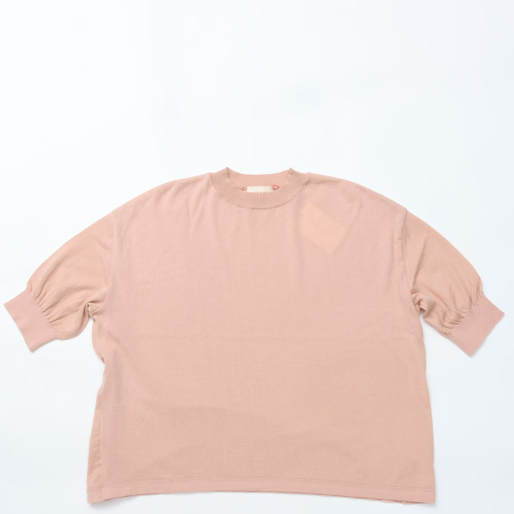 MEYAME / COTTON KNIT TEE PINK