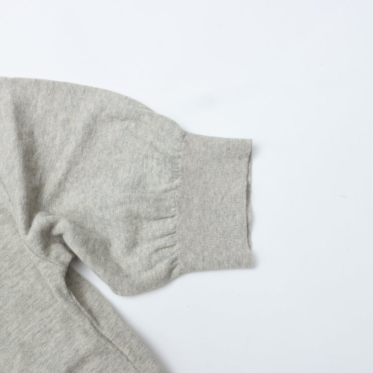 MEYAME  COTTON KNIT TEE HEATHER GREY